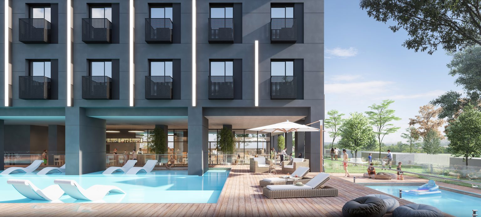 Outdoor pool and Bar